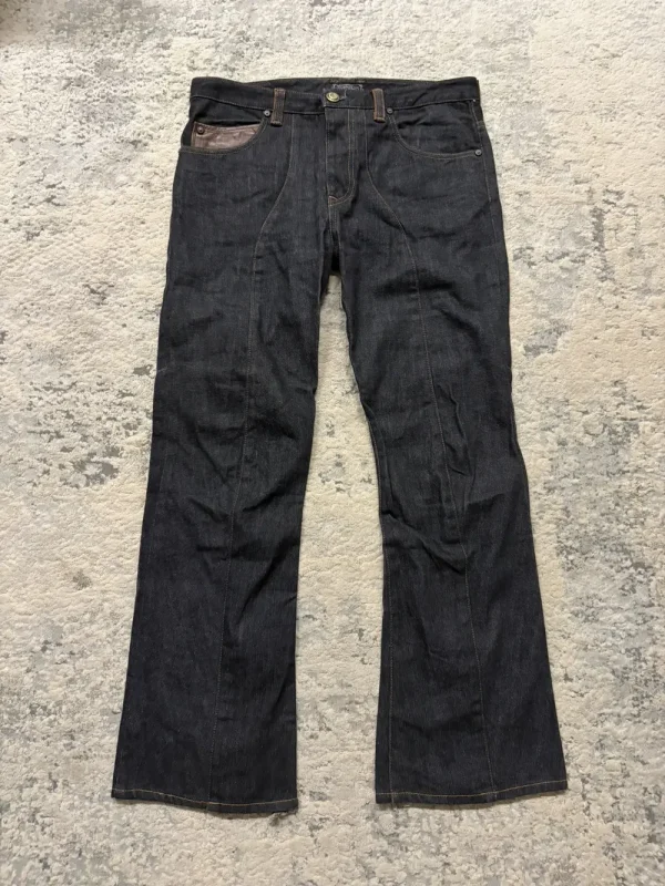Marquis - Black Bootcut Cowboy Jeans 34x30
