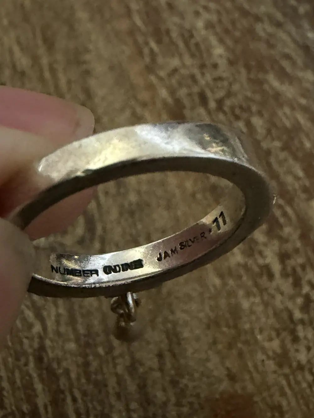 Number (N)ine - Tear Drop Studded Ring 11 - Image 3