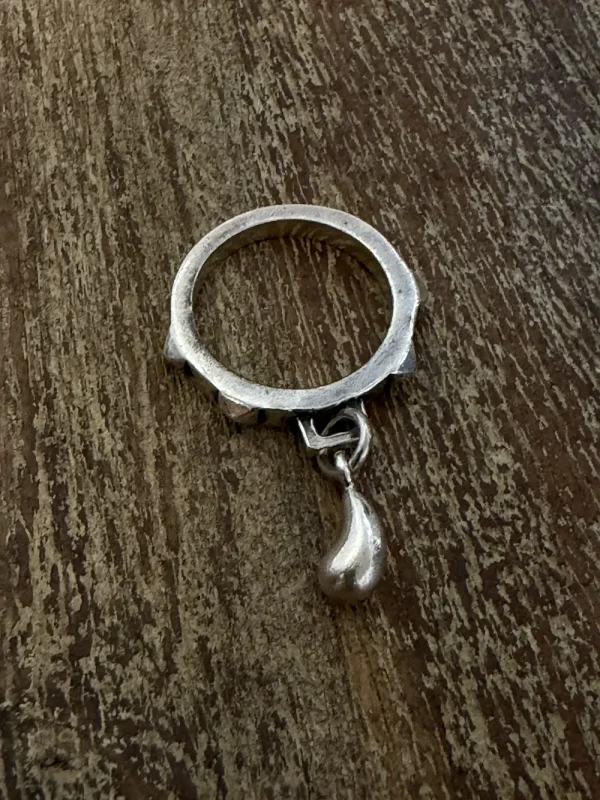 Number (N)ine - Tear Drop Studded Ring 11