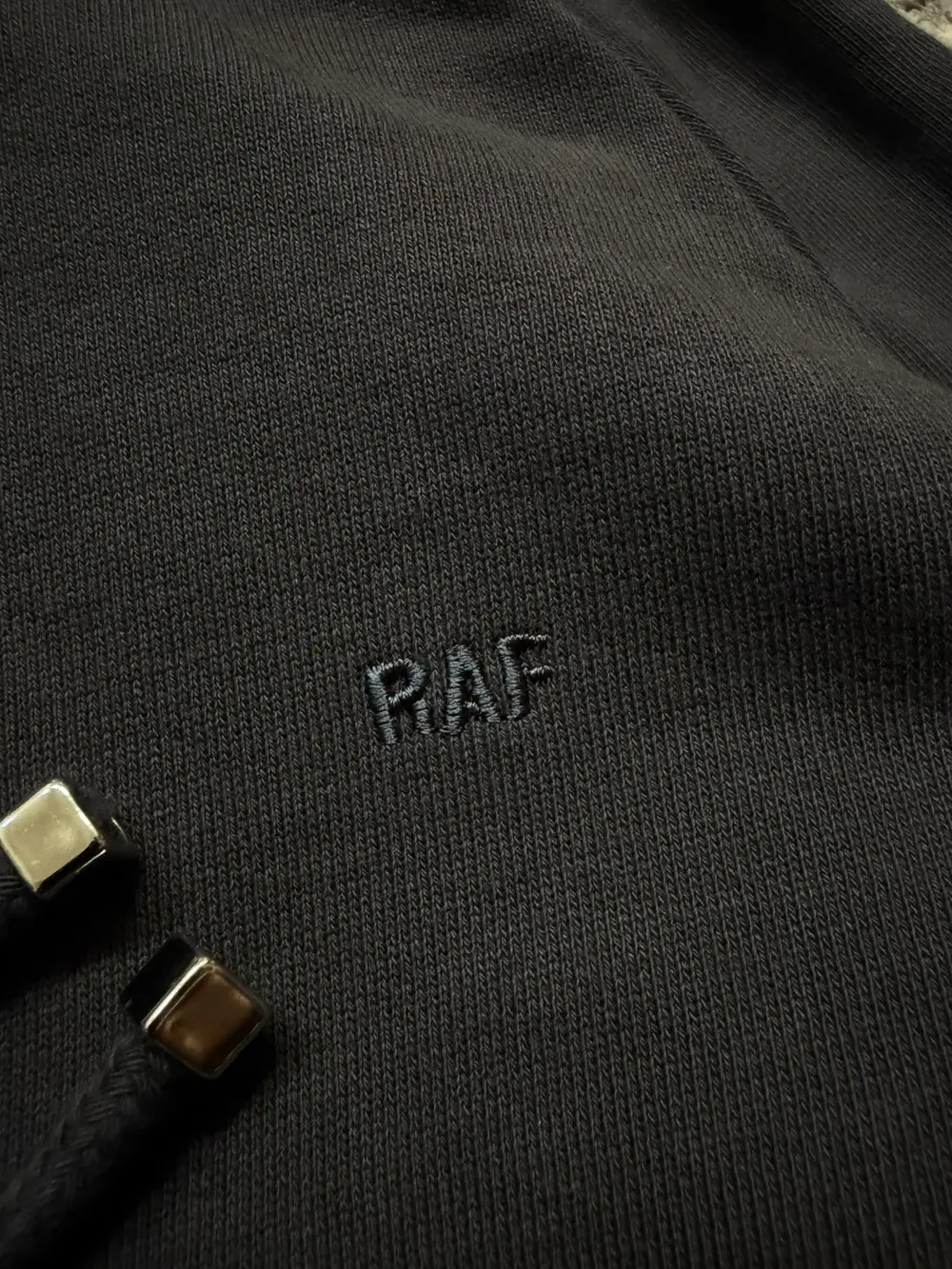 Raf by Raf Simons - Grey Long Hoodie 20x30 - Image 2