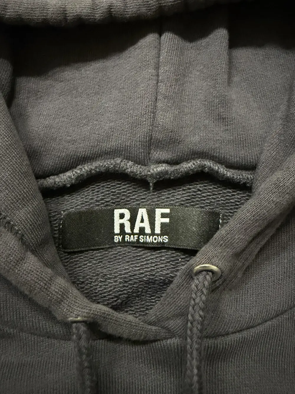 Raf by Raf Simons - Grey Long Hoodie 20x30 - Image 3