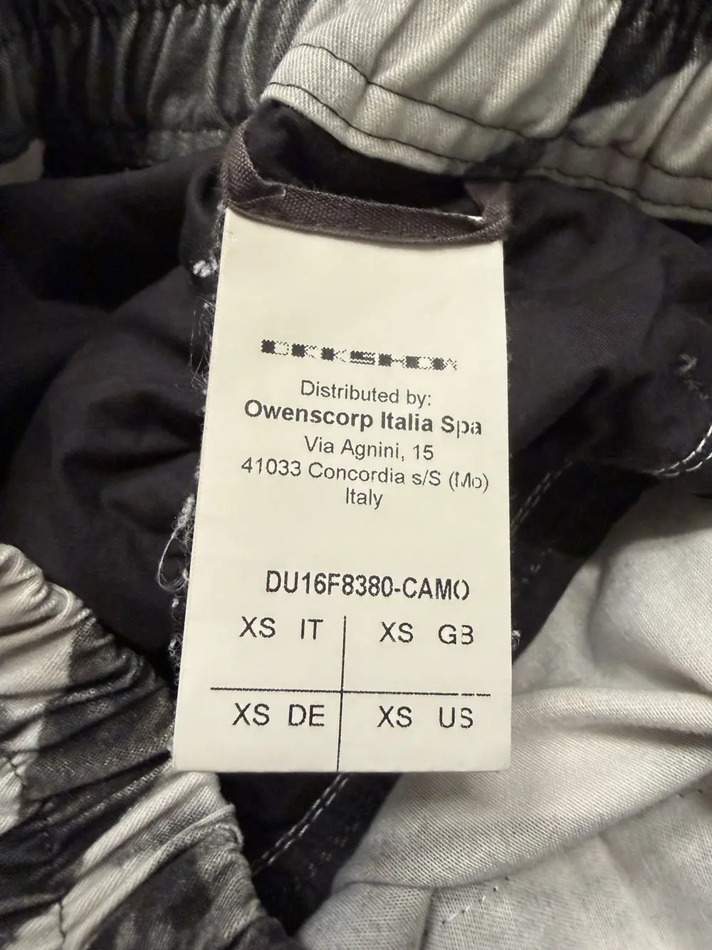 Rick Owens - Drkshdw FW16 Vomit Camo Pod Shorts 13.5x24.5 - Image 7