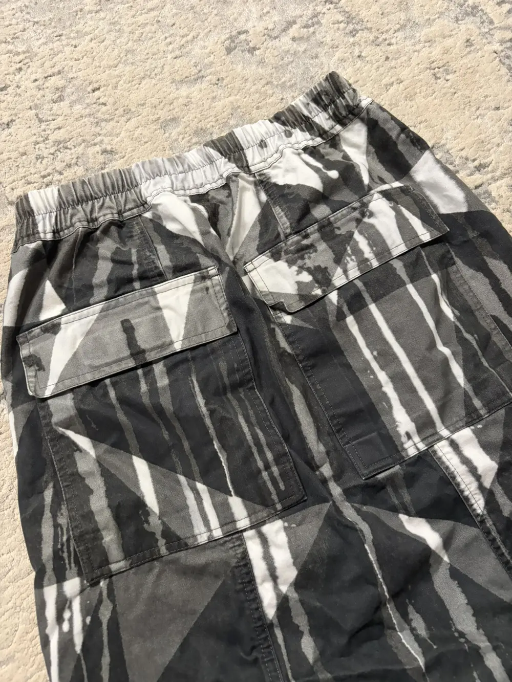 Rick Owens - Drkshdw FW16 Vomit Camo Pod Shorts 13.5x24.5 - Image 5