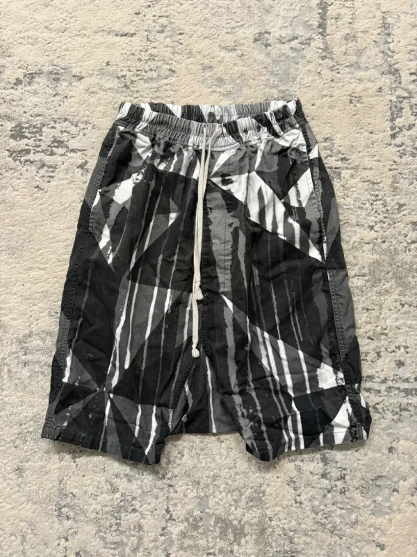 Rick Owens - Drkshdw FW16 Vomit Camo Pod Shorts 13.5x24.5