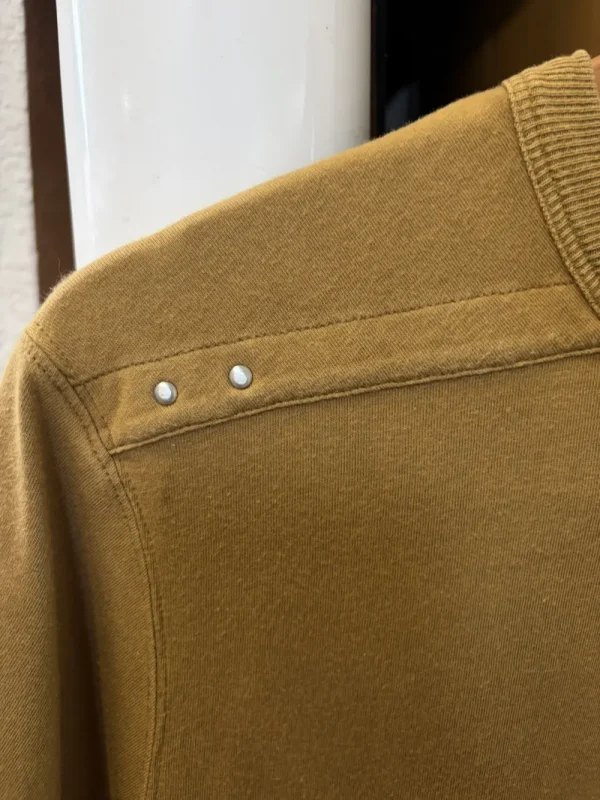 Rick Owens – SS19 Mustard Rivet Level Tee Shirt5