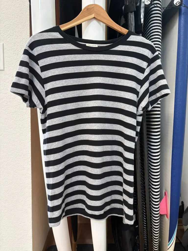 Saint Laurent - AW15 Striped T Shirt 18.25x27