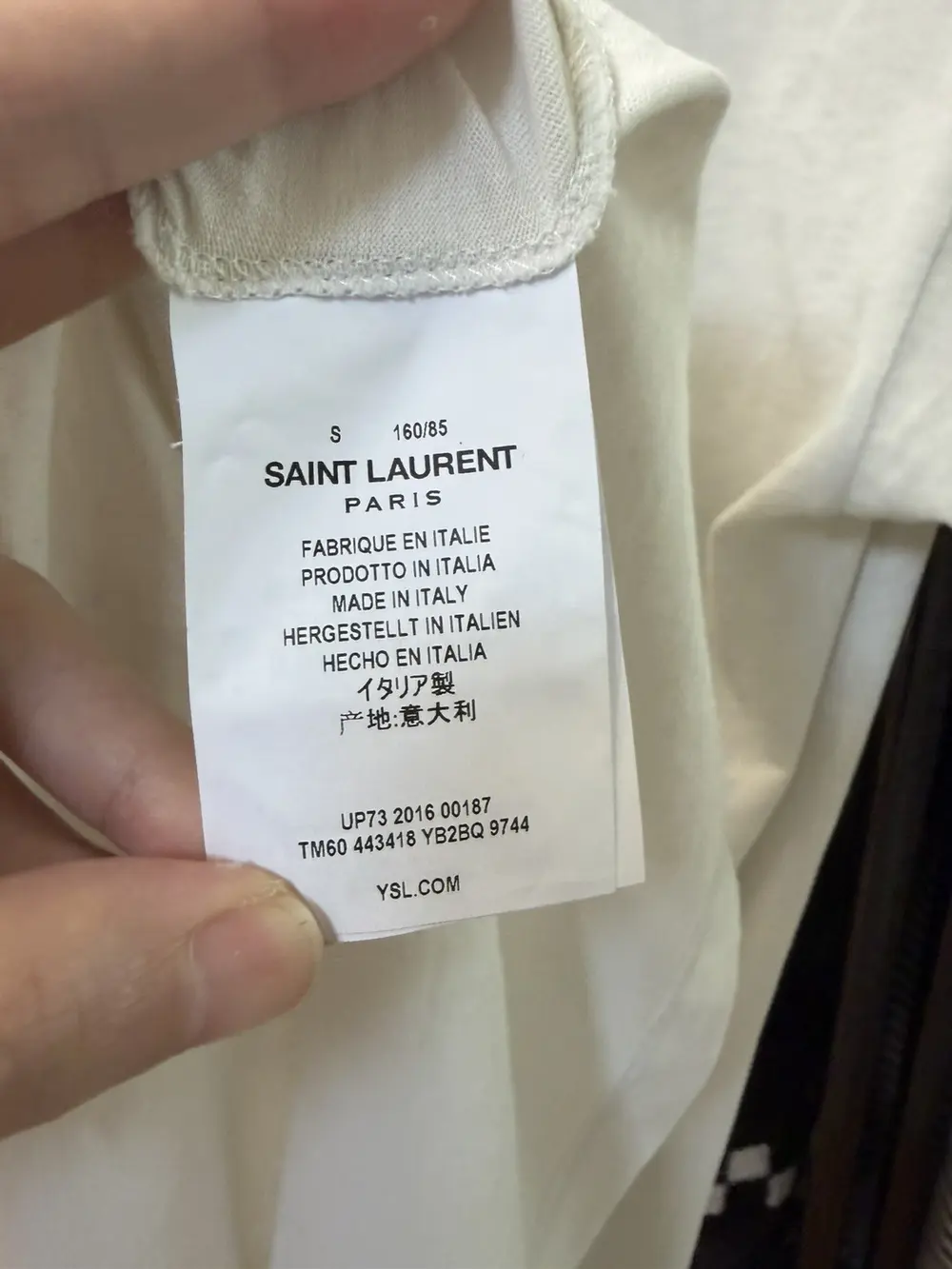 Saint Laurent - AW16 Hollywood Palladium Runway Hedi Slimane T Shirt White 17x25 - Image 5