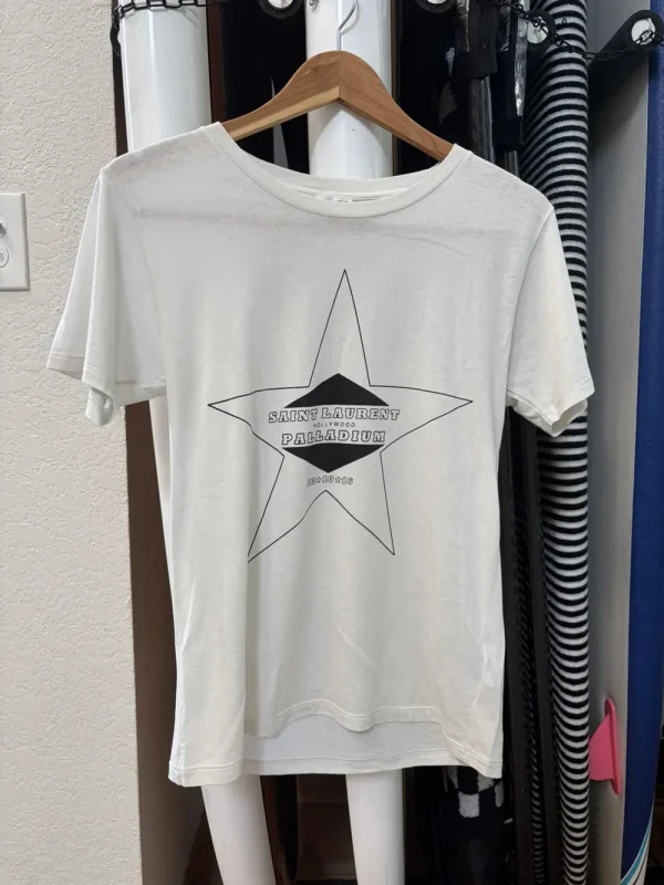 Saint Laurent - AW16 Hollywood Palladium Runway Hedi Slimane T Shirt White 17x25