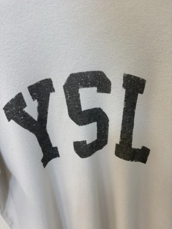 Saint Laurent – AW21 YSL Collegiate Logo Jersey Tee7
