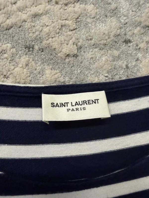 Saint Laurent SS16 Striped Short Sleeve T Shirt5