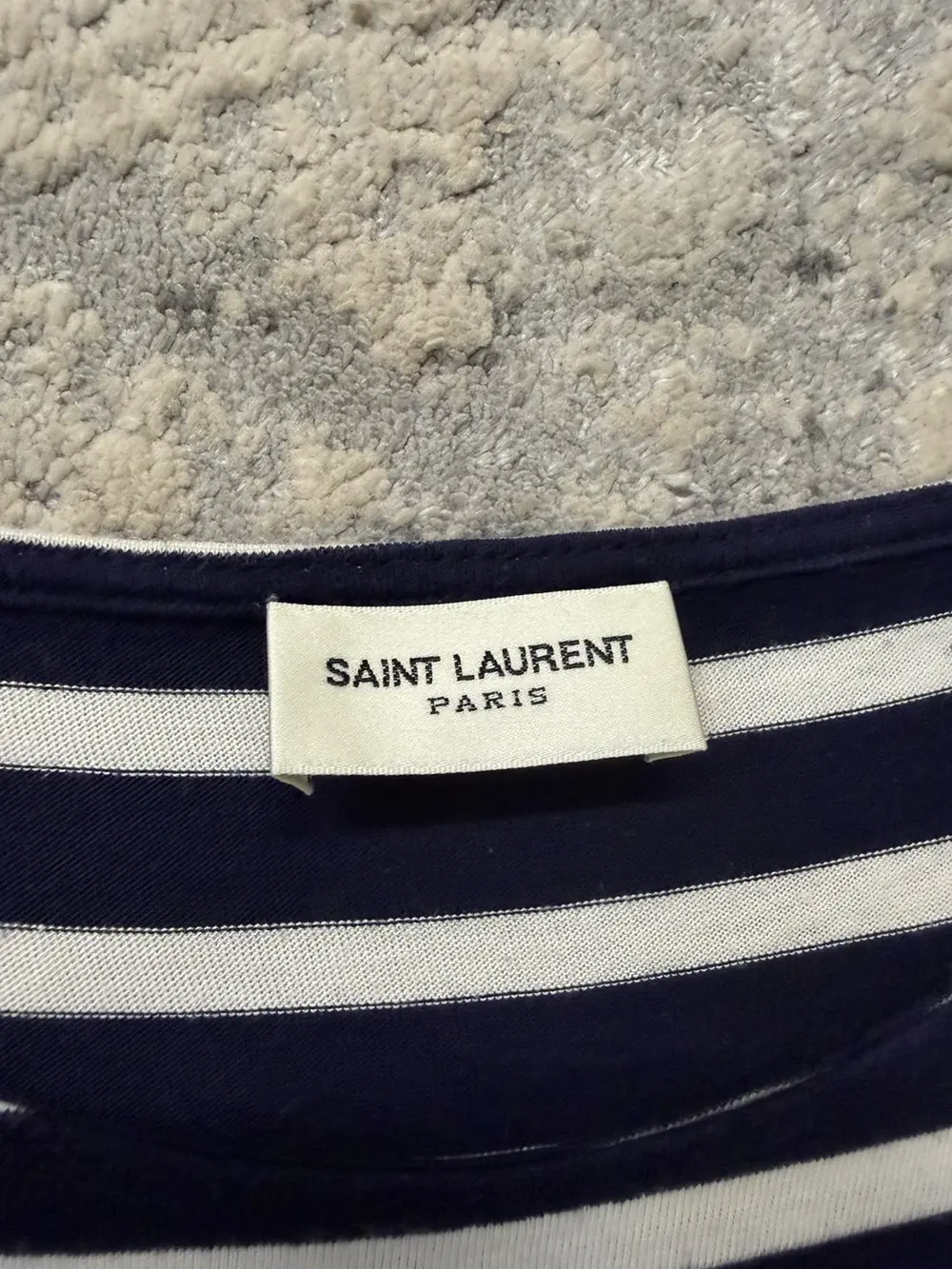 Saint Laurent SS16 Striped Short Sleeve T Shirt 19.5x26 - Image 2