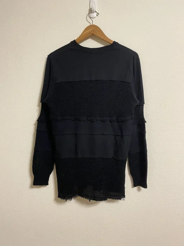 Undercover AW03 Paperdoll Hybrid Mesh Sweater7