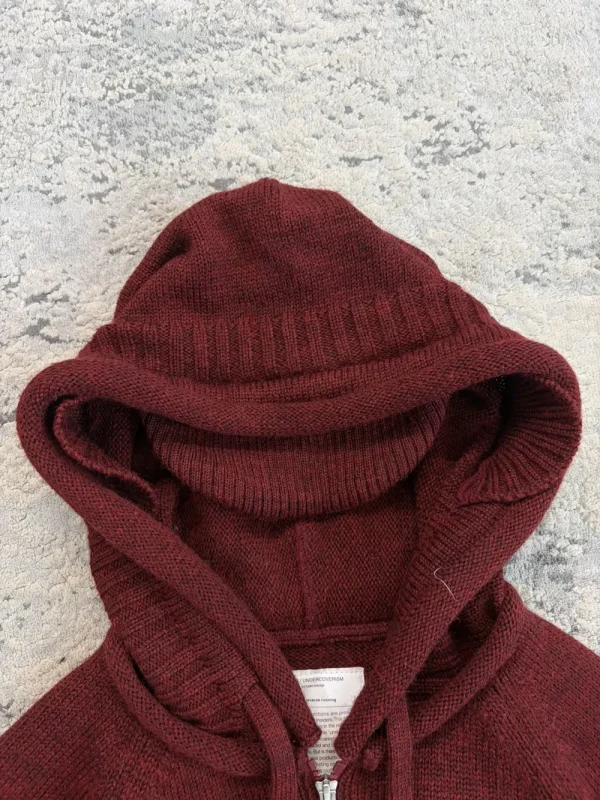 Undercover – AW10 Knit Ear Muff Leather Elbow Hoodie9