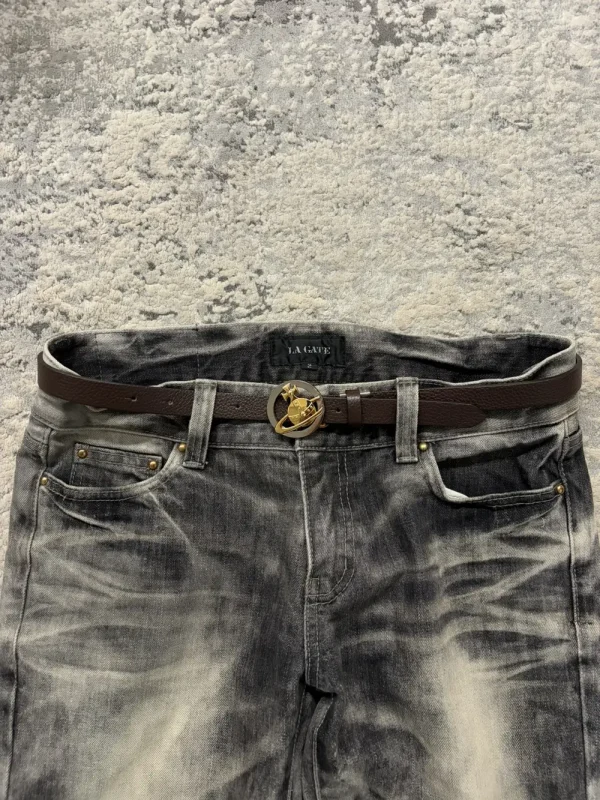 Vivienne Westwood – Orb Motif Pebbled Leather Belt6