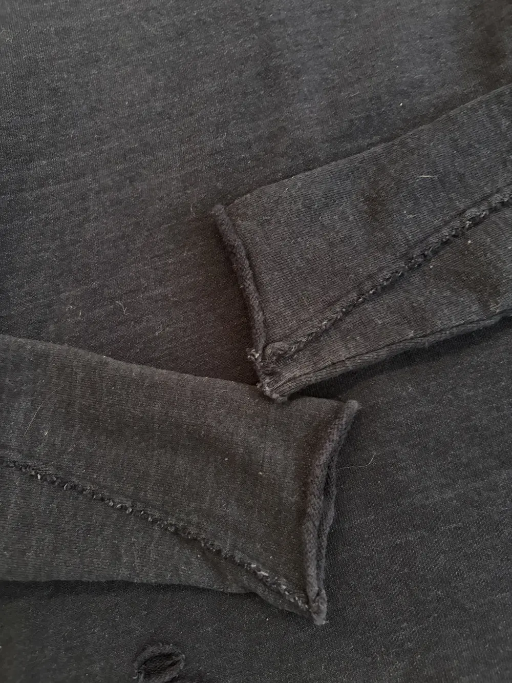WJK - Distressed Navy Sweatshirt 18x26 - Image 4