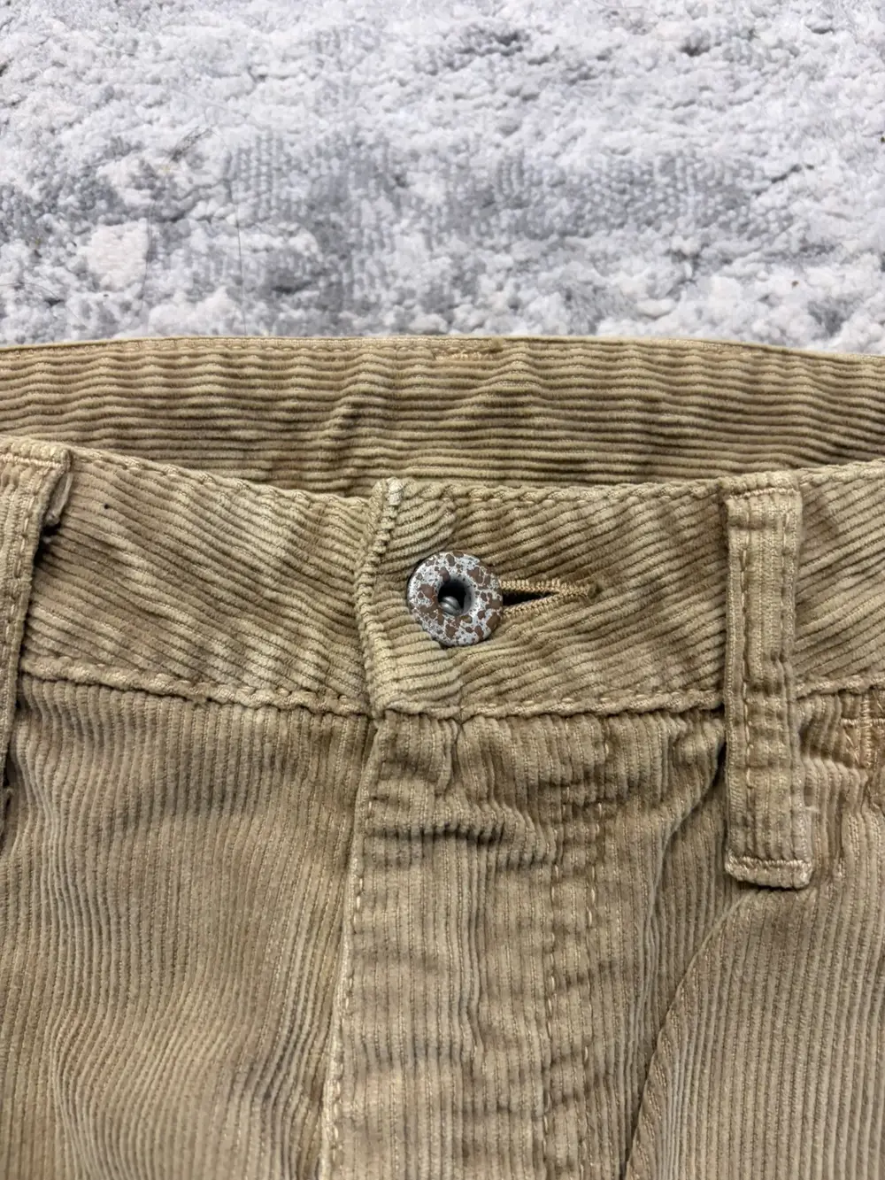 Backlash - Corduroy Leather Panel Boootcut Denim 32x34 - Image 3
