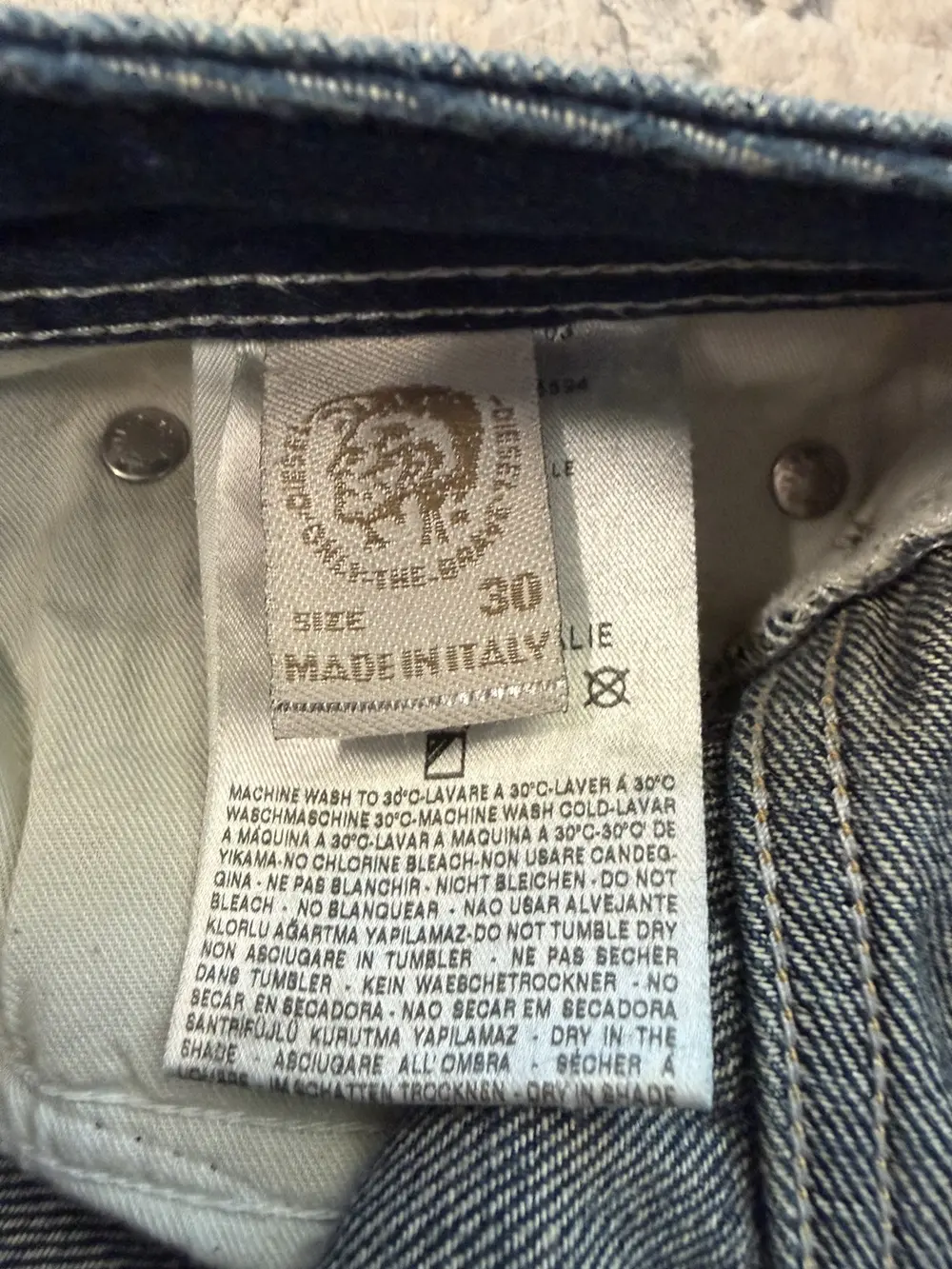 Diesel - SS09 Zatiny Bootcut Denim Wash 008JM 32.5x31 - Image 9