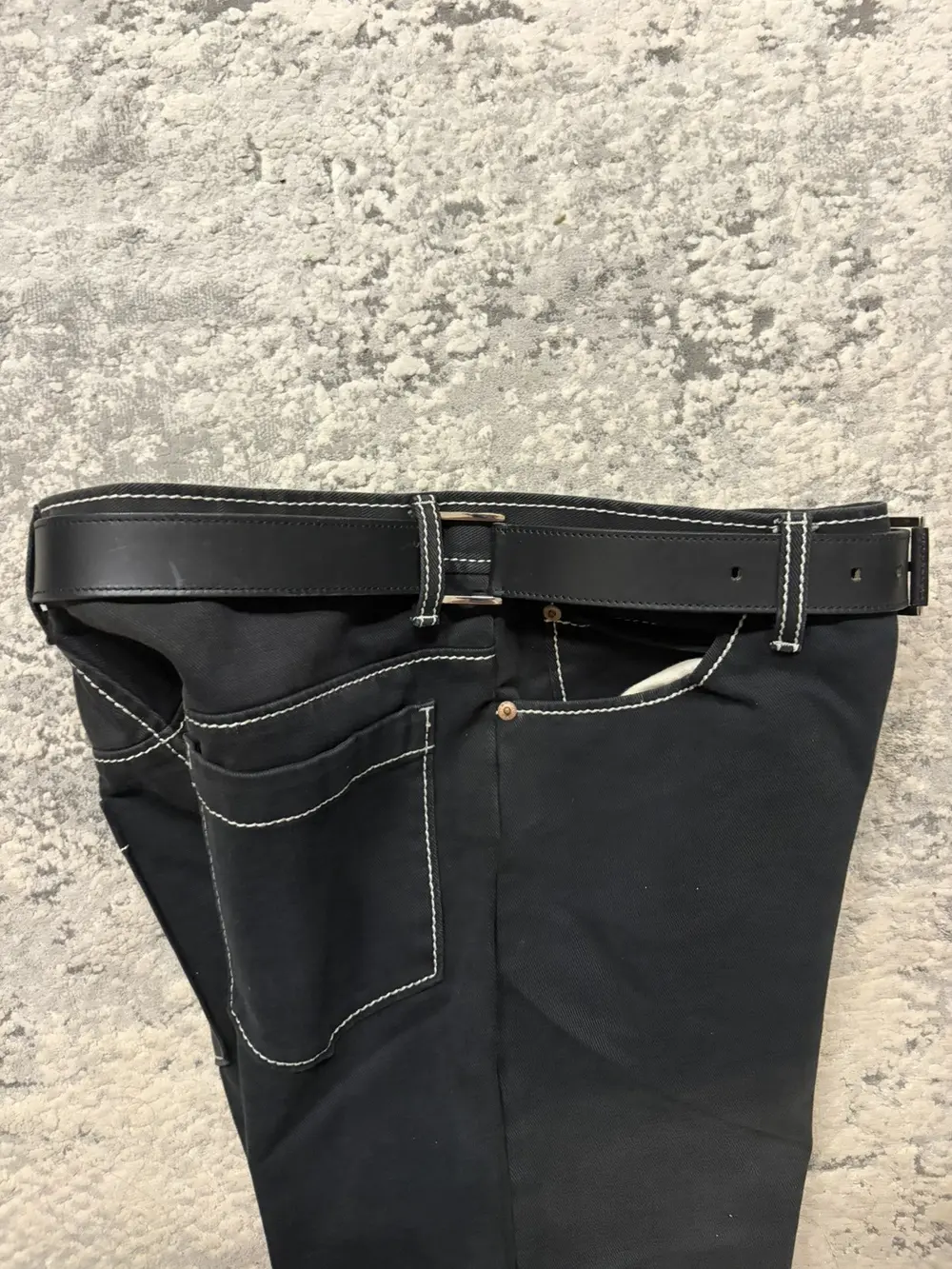 Dior Homme - Silver Buckle Belt 31-35" - Image 6
