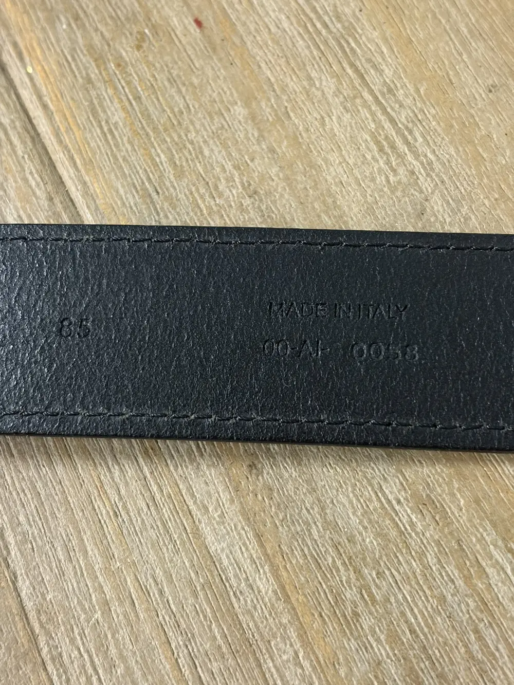 Dior Homme - Silver Buckle Belt 31-35" - Image 4