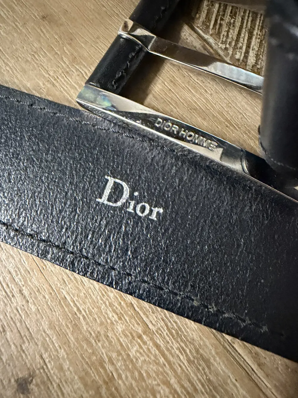 Dior Homme - Silver Buckle Belt 31-35" - Image 3