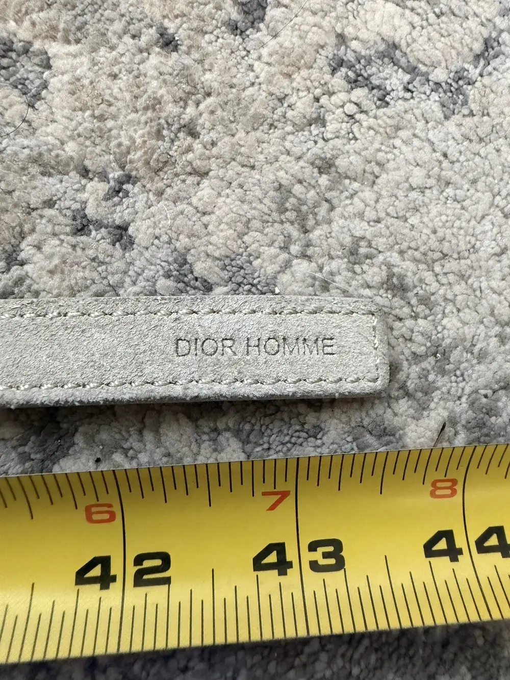 Dior Homme - Skinny Suede Belt Beige 33-39 - Image 6