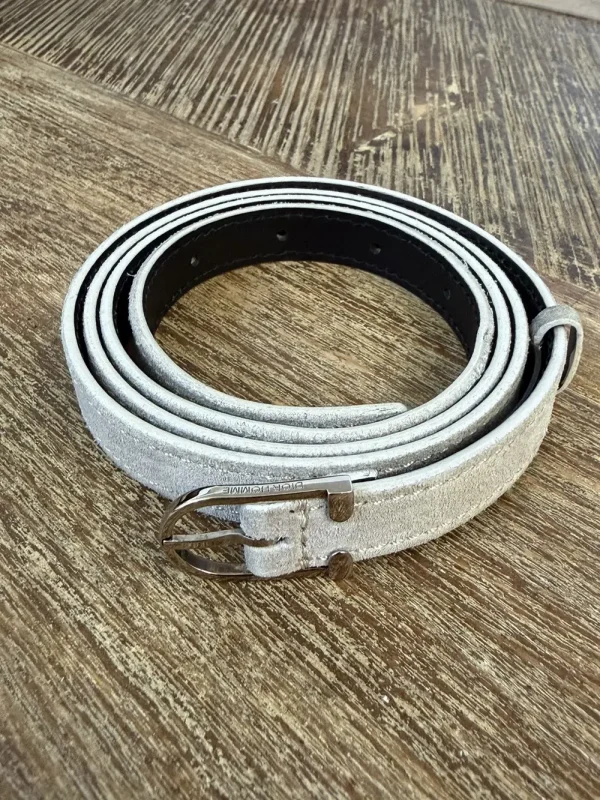 Dior Homme - Skinny Suede Belt Beige 33-39