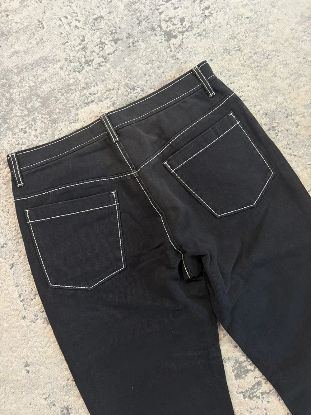 Junya Watanabe - AD2003 Black Contrast Bootcut Denim 32x33 - Image 6