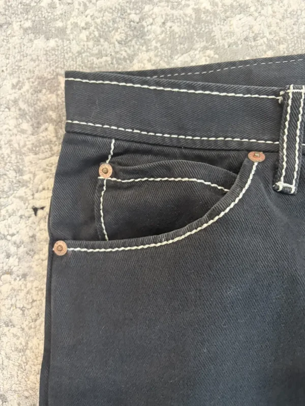 Junya Watanabe – AD2003 Black Contrast Bootcut Denim7