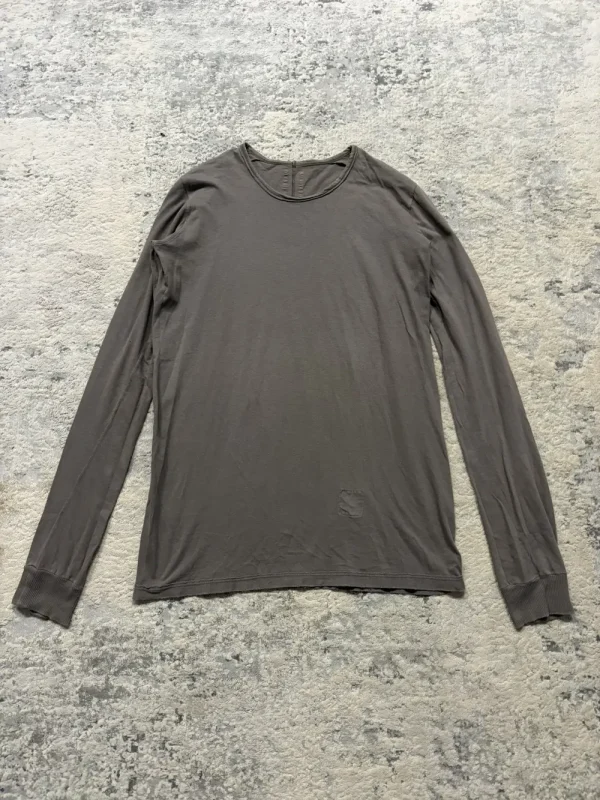 Rick Owens - SS06 Tungsten Drkshdw Grey Longsleeve 21x29