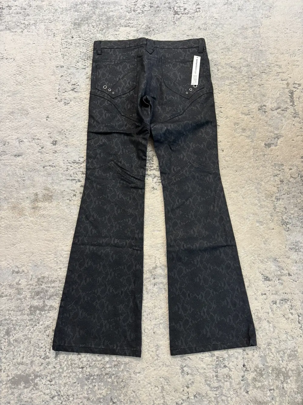 Semantic Design - Snake Print Bootcut Stretch Denim 33x34 - Image 5
