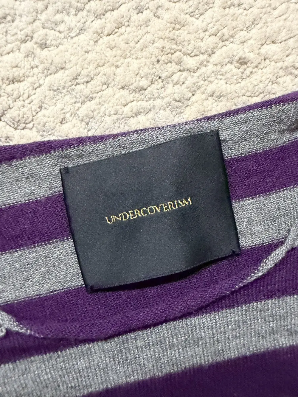 Undercover - AW14 Striped Silk/Cashmere Longsleeve Knit 21x30 - Image 2