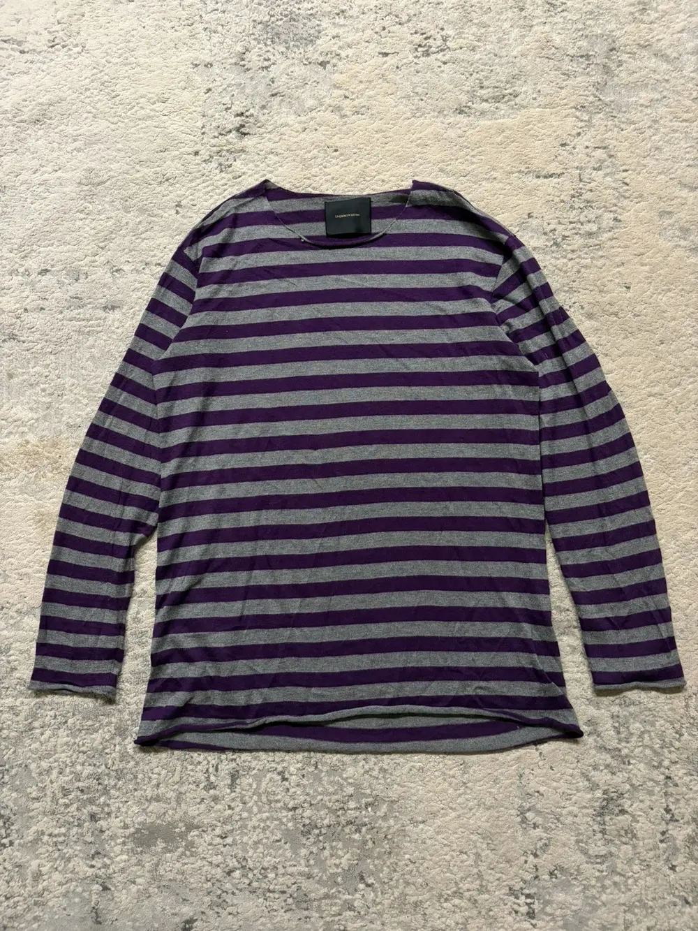 Undercover - AW14 Striped Silk/Cashmere Longsleeve Knit 21x30