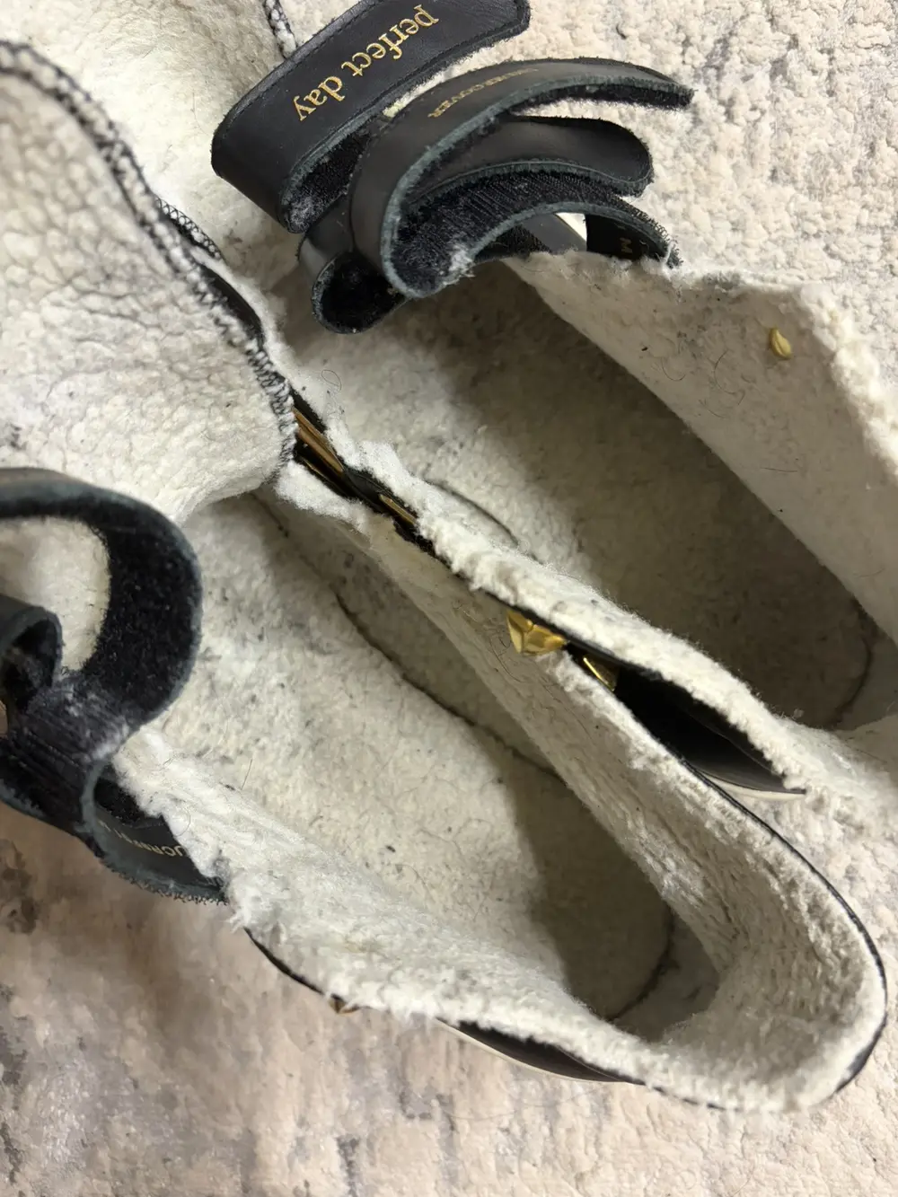 Undercover - AW16 Perfect Day Studded Sherpa Leather Sneaker 8.5US - Image 8