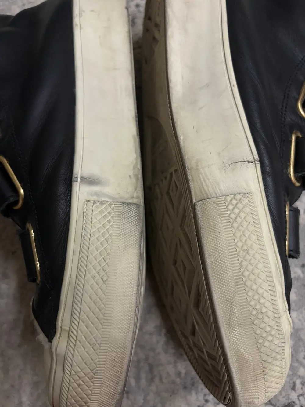 Undercover - AW16 Perfect Day Studded Sherpa Leather Sneaker 8.5US - Image 7