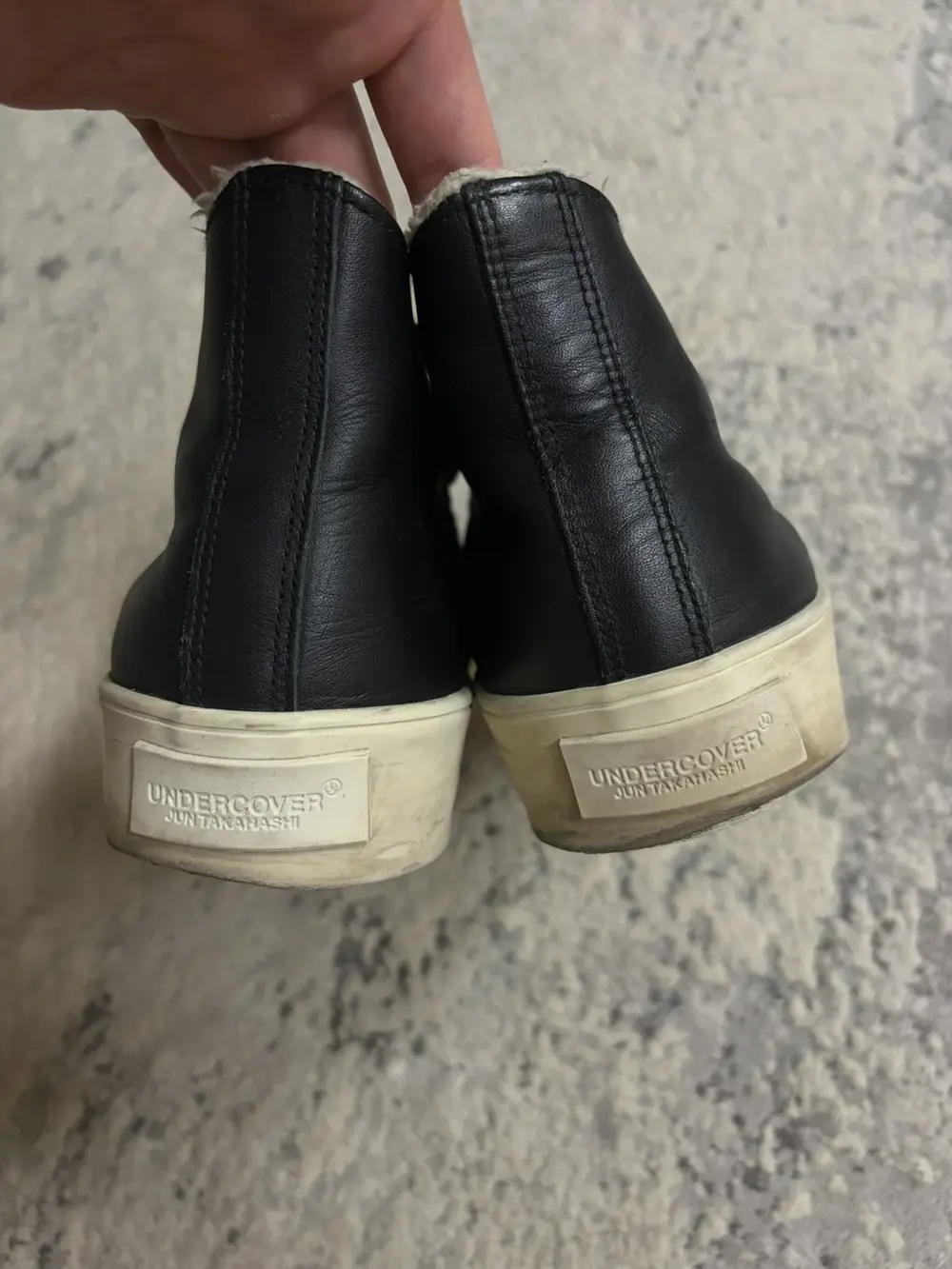 Undercover - AW16 Perfect Day Studded Sherpa Leather Sneaker 8.5US - Image 4