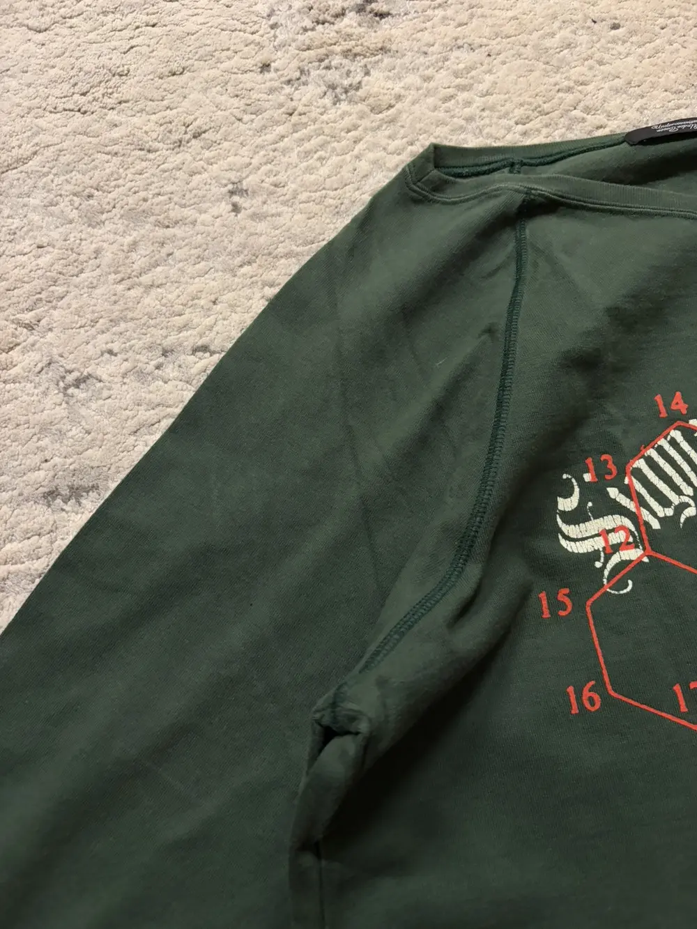 Undercover - SS11 "Underman" Sigma 3/4 Sleeve T Shirt 21x28 - Image 5
