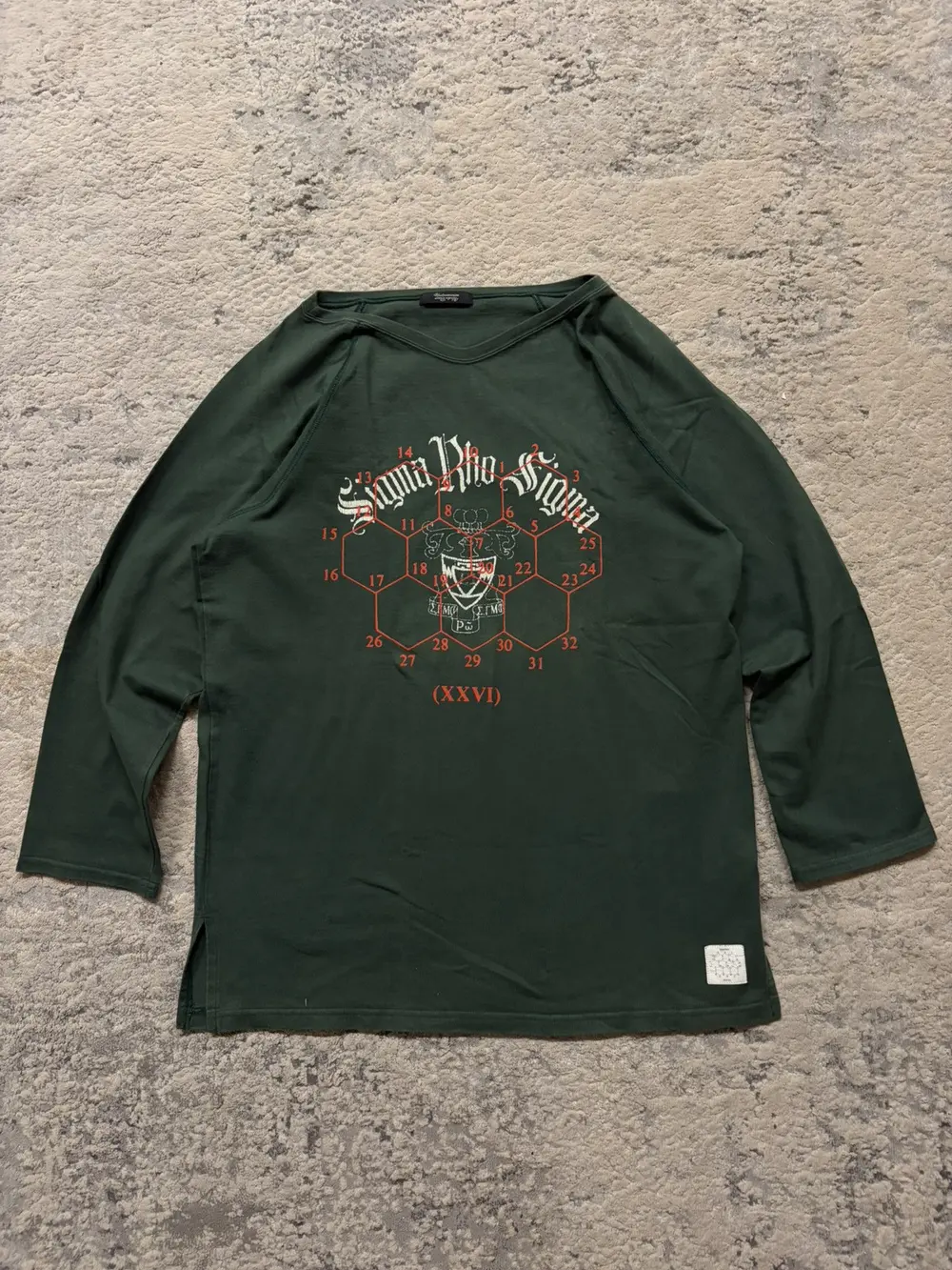 Undercover - SS11 "Underman" Sigma 3/4 Sleeve T Shirt 21x28