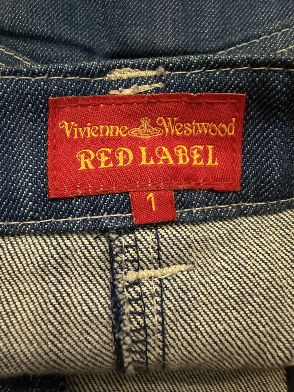 Vivienne Westwood - Orb Split Denim Skirt 28x12.75 - Image 6