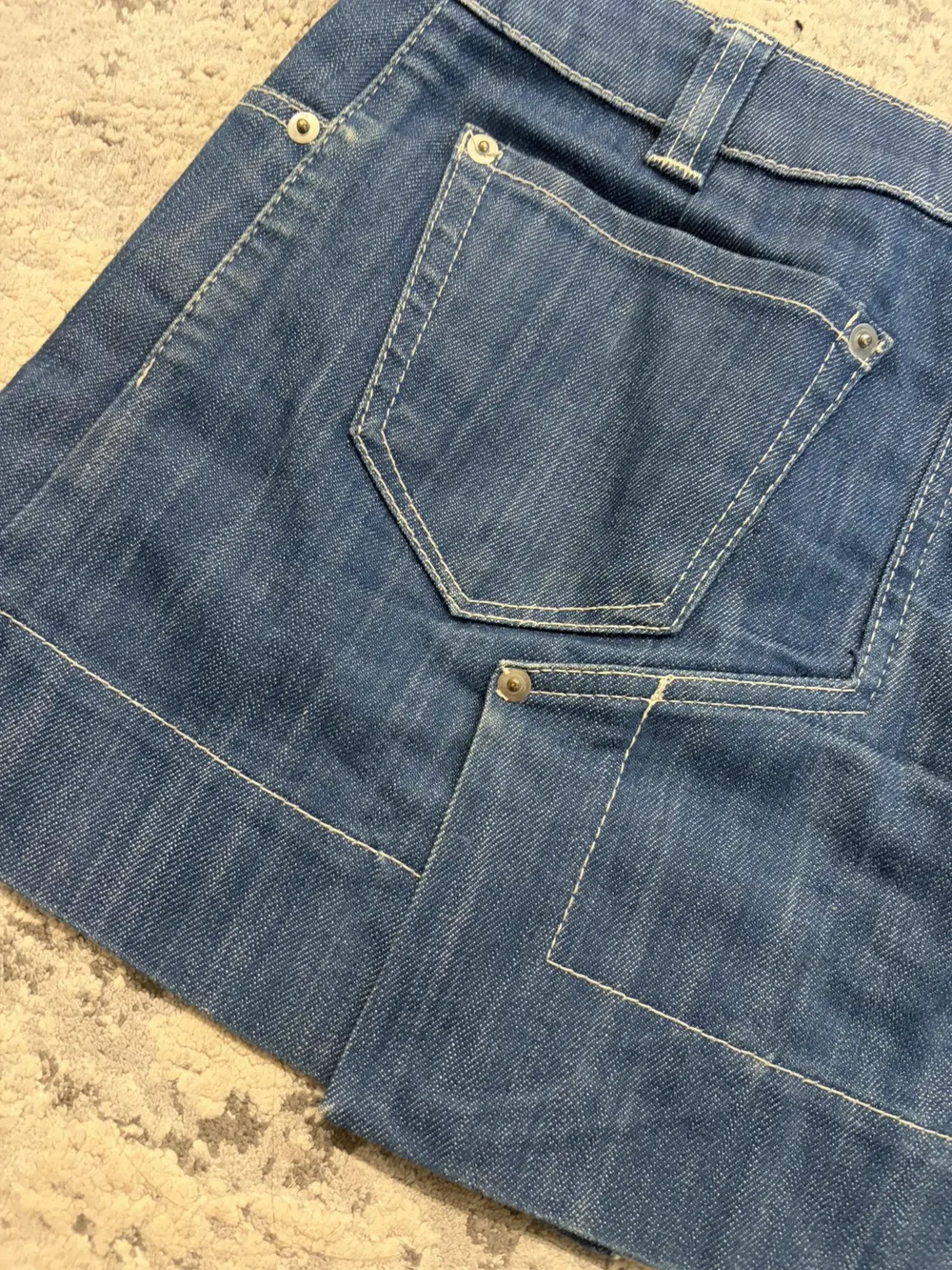 Vivienne Westwood - Orb Split Denim Skirt 28x12.75 - Image 5