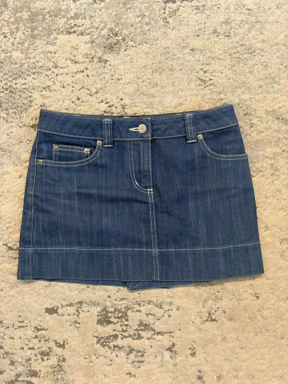 Vivienne Westwood - Orb Split Denim Skirt 28x12.75