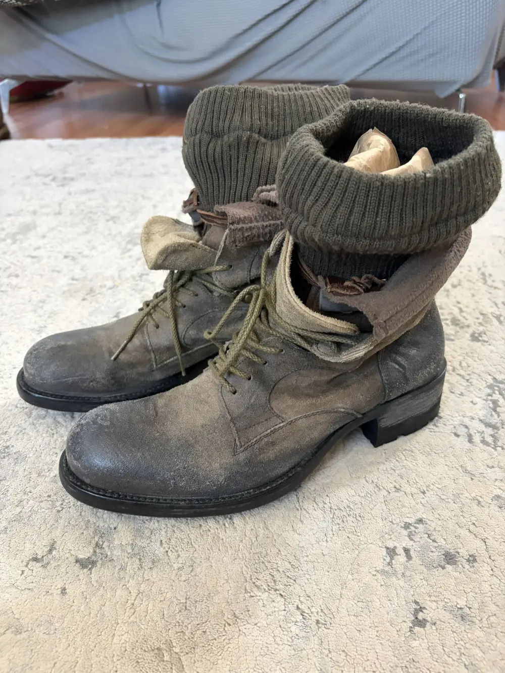 Alfredo Bannister - Sock Foldable Leather Boots 41/8.5US Mens - Image 4