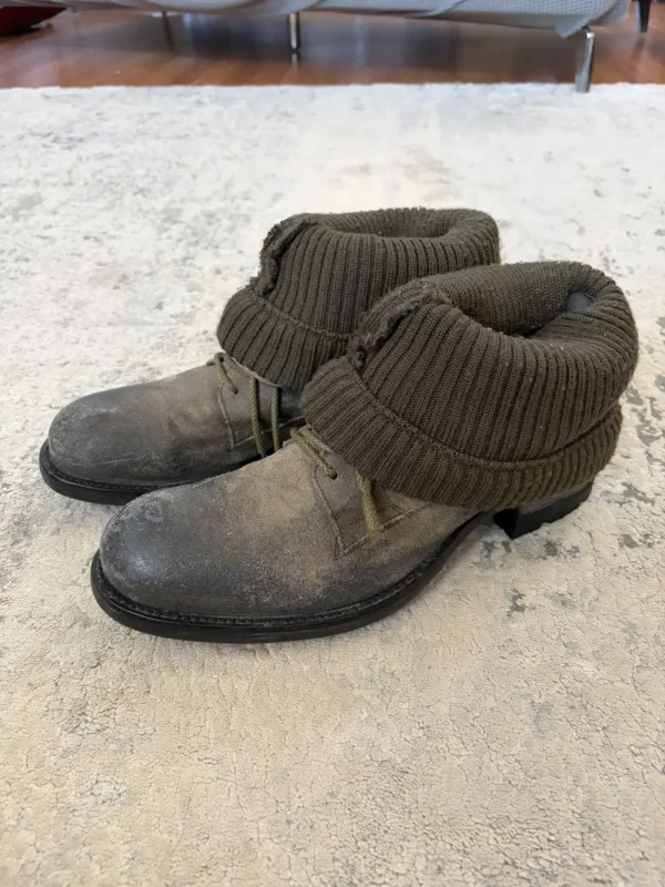 Alfredo Bannister - Sock Foldable Leather Boots 41/8.5US Mens