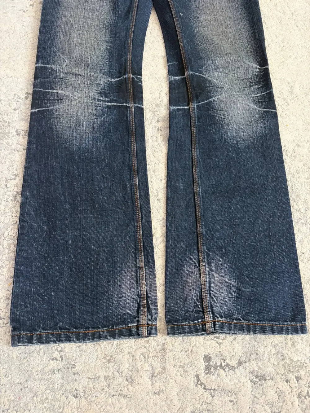 Nicole Club - Distressed Whisker Bootcut Darkwash Denim 32x32.5 - Image 4