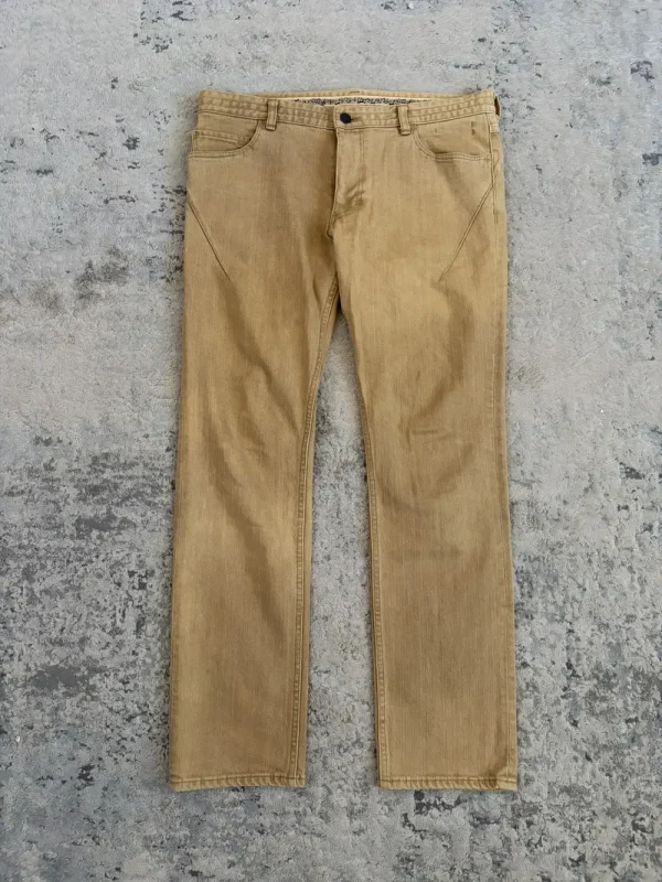 Number (N)ine - SS07 About a Boy Crying Heart Pain Khaki Denim 33x29