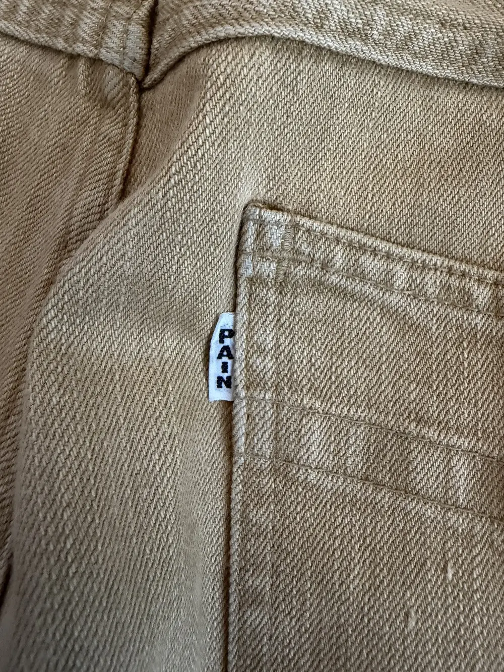 Number (N)ine - SS07 About a Boy Crying Heart Pain Khaki Denim 33x29 - Image 8