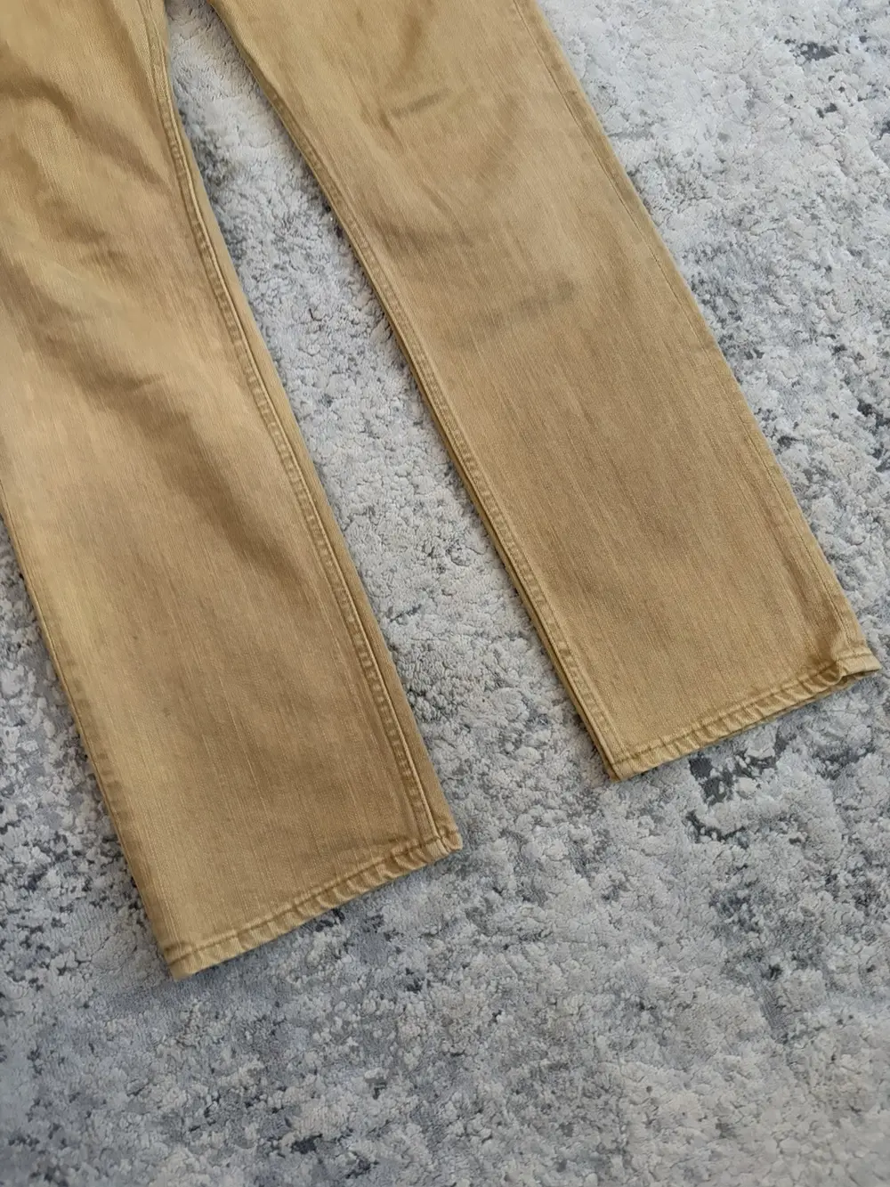 Number (N)ine - SS07 About a Boy Crying Heart Pain Khaki Denim 33x29 - Image 5
