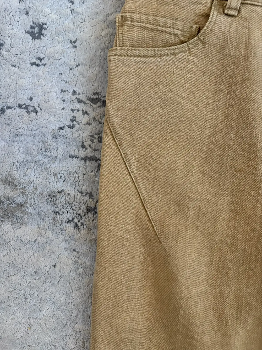 Number (N)ine - SS07 About a Boy Crying Heart Pain Khaki Denim 33x29 - Image 4