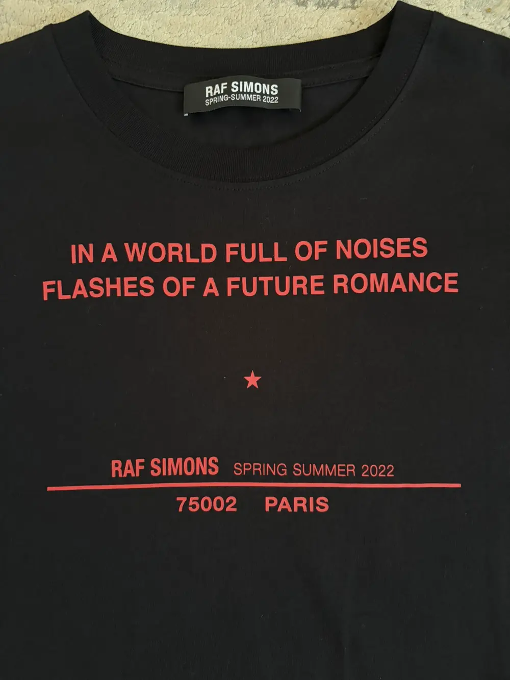 Raf Simons - SS22 Tour Tee Shirt 22x30.5 - Image 2