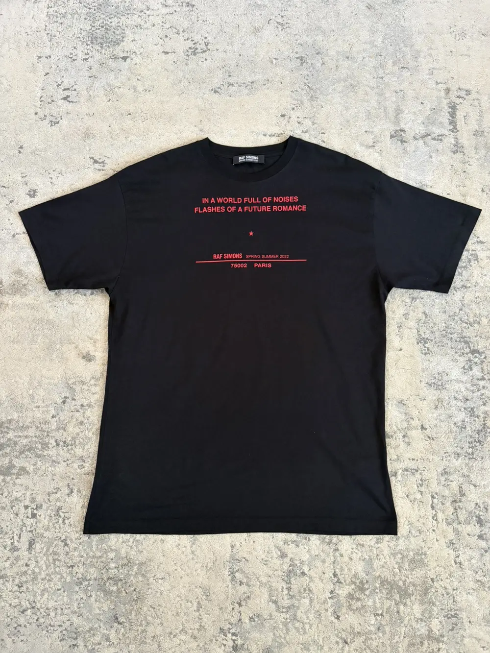 Raf Simons - SS22 Tour Tee Shirt 22x30.5