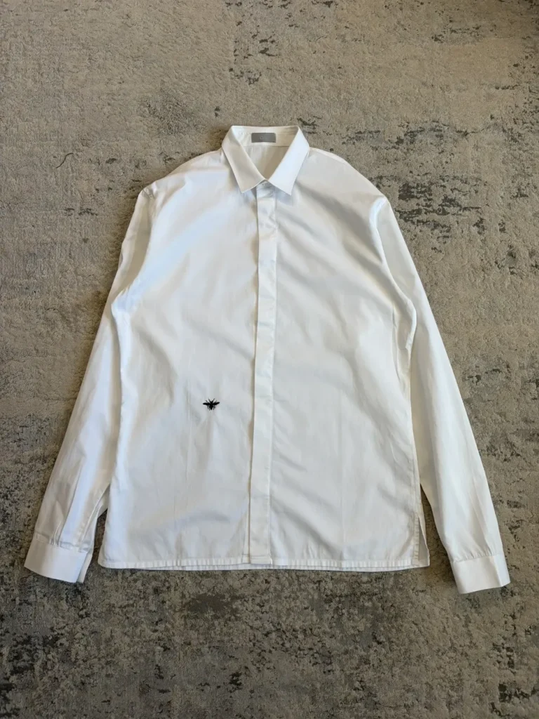 Dior Homme - Bee White Dress Shirt 21x29